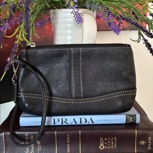 Coach Leather Wristlet